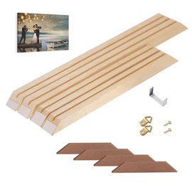 Canvas Frame, 36 x48 Inch Stretcher Bars Wood Kits with Accessories for Oil Painting and Picture Wall Art