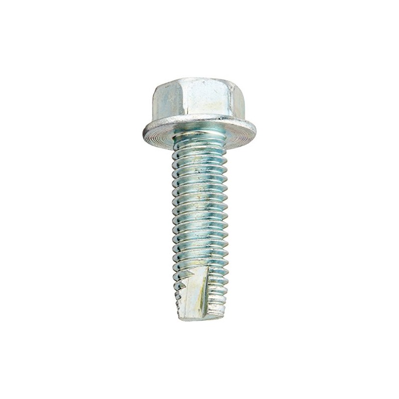 Small Parts 37203W Steel Thread Cutting Screw, Zinc Plated Finish,