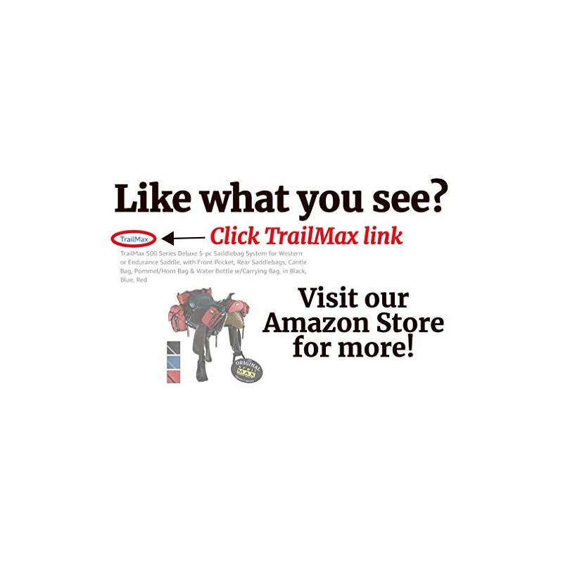 TrailMax 500 Series Saddle Pommel Pocket (Glacier Blue)