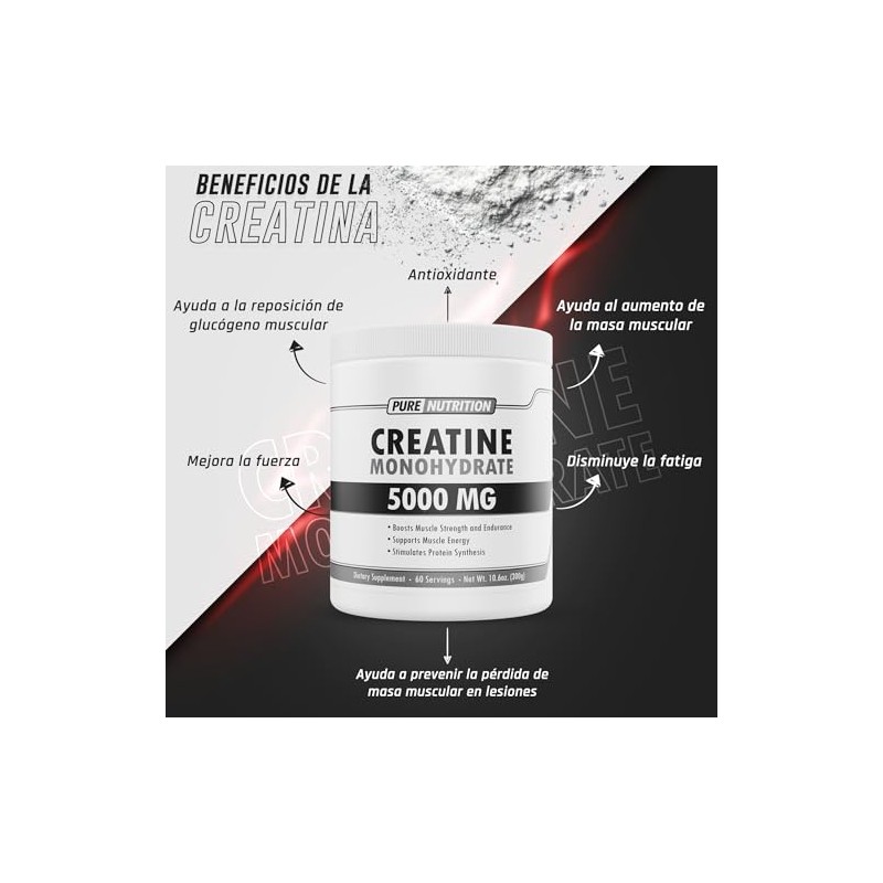 PURE NUTRITION - CREATINE, 60 SERV., 300 GR.