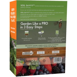 Soil Savvy - Soil Test Kit | Understand What Your Lawn or Garden Soil Needs, Not Sure What Fertilizer to Apply | Analysis Provides Complete Nutrient Analysis & Fertilizer Recommendation On Report