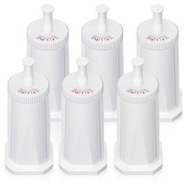 6 Pack Replacement Water Filter for Breville Espresso Machine Barista Touch Bes880, Oracle Touch BES990, Barista Pro BES878, Oracle BES980, Dual Boiler BES920 Bambino ClaroSwiss Sage