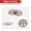Amayum Headlight Covers Smoked Front Light Trim Covers Fit for