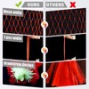 Melon Hammock Watermelon Nets, 18inch 100pcs Heavy Duty Watermelon Net