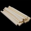 BILLIOTEAM 25 Pack of Unfinished 1/2” x 12” Hardwood Square