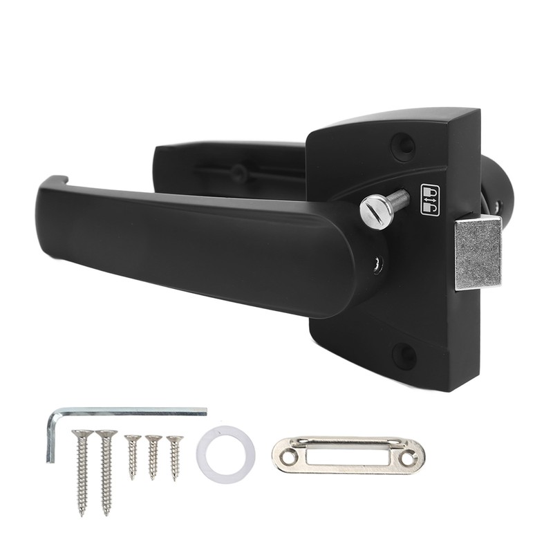 Bathroom Restroom Privacy Lock Entry Lever Lock Aluminum Alloy Matte