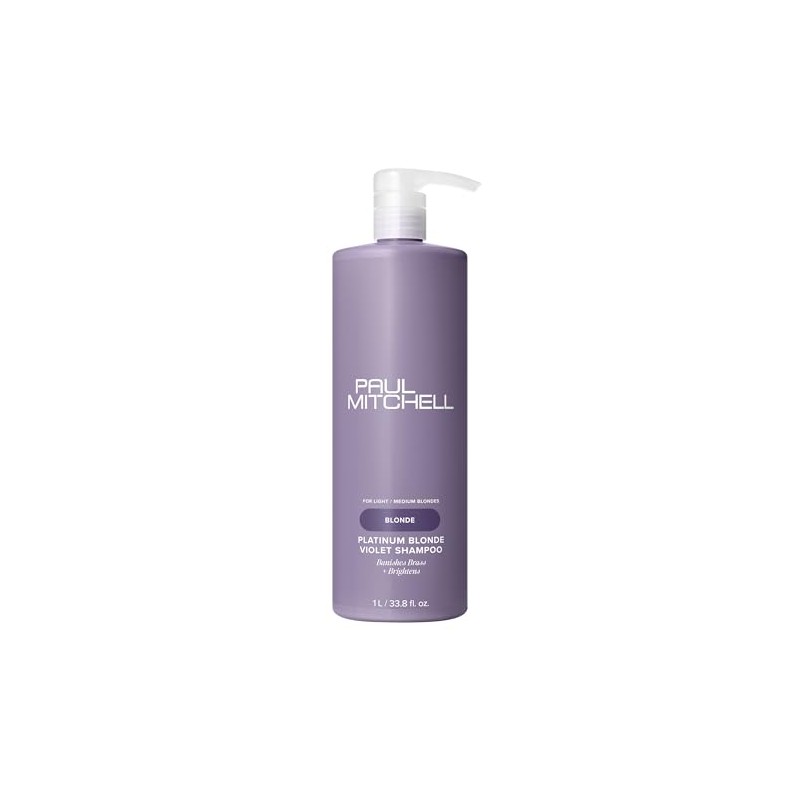 Paul Mitchell Platinum Blonde Champú Violeta, Elimina Tonos Cobrizos +