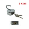 4 Pack Heavy Duty Long Lock Steel Maximum Protection Padlock