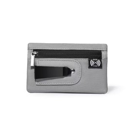 KYJiuLiu RFID Hidden Clip Stash Money Belt - Ultra Thin Anti-Theft Travel Pouch with Credit Card Slots for Women/Men, Perfect for International Travel, Daily Commute & Outdoor Activities (Grey)