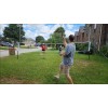 PATIASSY Badminton Set for Backyard Professional Badminton Net with 4