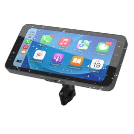 MITNOTY Motorcycle GPS Navigation, 6.5-Inch Apple CarPlay & Android Auto, Waterproof Touchscreen, Bluetooth, IP67 Waterproof for Motorbike,Dual Bluetooth,Siri/G-Assist,Portable Moto Screen