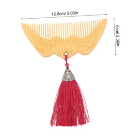 Minkissy Hair Styling Comb Wooden Comb for Women Fine Tooth Brush for Long Thick Short