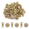 uxcell 50PCS 8mm Beige Truck Car Auto Bumper Fender Plastic