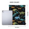 Richugui colorful Bags Drawstring Backpack Cartoon Dinosaur Drawstring Sports Gym