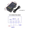 VGOL Pack of 2pcs W3230 LCD Digital Thermostat DC 12V
