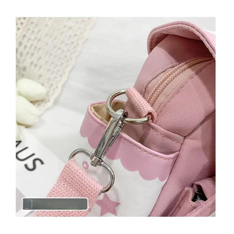 SUFUZEGA Japanese Kawaii Bunny Ear Backpack with Cute Manga Girl