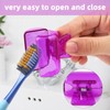 4 Pack Travel Toothbrush Head Covers Toothbrush Protector Cap Brush