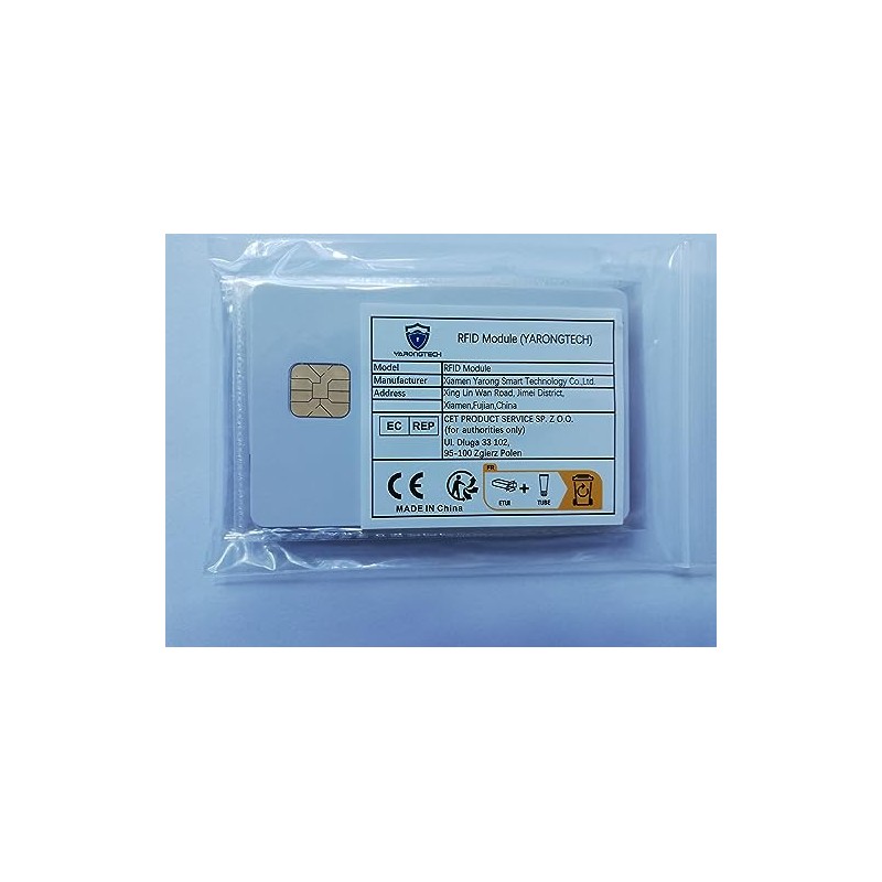 Yaron Gtech SLE4428 with HiCo Magnetic Stripe PVC Contact Smart