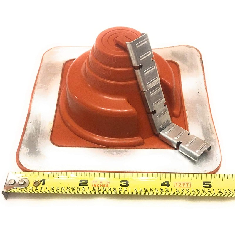 EAGLE 1 Silicone Flexible Roofing Pipe Flashing Boots - On