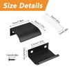 MOROBOR 8 Pack Finger Edge Pull, Self-Stick Instant Cabinet Drawer