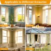 Nicecho L Shape Heavy Duty Curved Curtain Rods for 2
