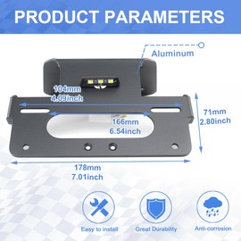 Mantt for Fender Eliminator Fit for R25 2014-2024, R3 2015-2025, MT-25 2015-2024, MT-03 2015-2024 Tail Tidy License Plate Holder