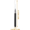 100 Piezas Microcepillo para Cejas Negro, Pp Pa612 y Acero