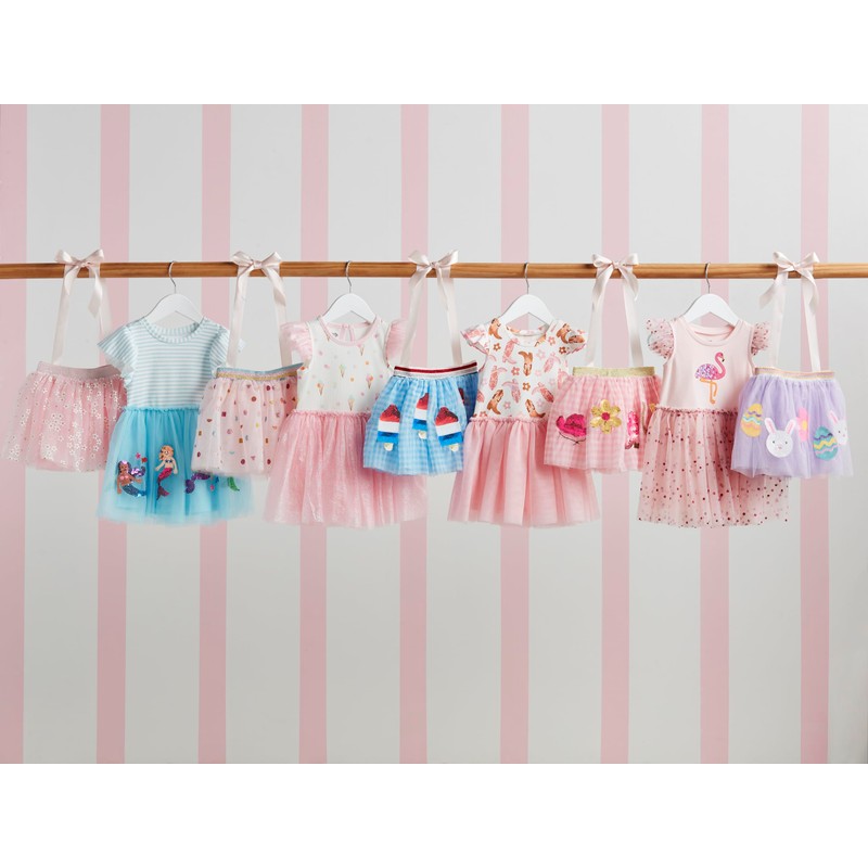 Mud Pie Children's Easter Sequin Tutu Pu; 3T-5T