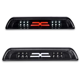 PIT66 LED 3rd Brake Light, Compatible with Toyota Tundra 2007-2018 3rd Thrid Tail Cargo Brake High Mount Light Clear Lens Black Housing 81570-0C050, 531069