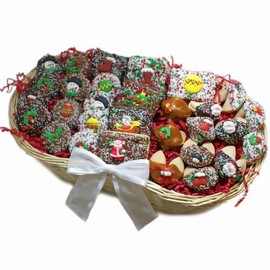 Very Merry Gourmet Gift Basket (Milk Chocolate)