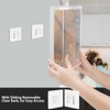Clear Display Case for Bible, Acrylic Wall Mount Vertical &