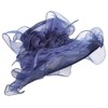 Gorros de organza para mujer con visera de organza, para
