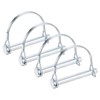 PATIKIL Trailer Coupler Pin 3/8x2-5/6", 4 Pcs Wire Lock Pin