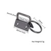 25PCS Key Chain Hardware Key Fob Hardware Lanyard Blanks Clamp