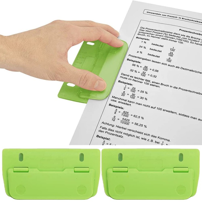 Pocket Hole Punch, Plastic, Mini Hole Punch, Flat Pocket Punch,