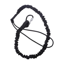 Oshhni Tool Lanyard with Buckle Strap Tether Lanyard Fall Protection Tool Tough Tether for High Altitude Operations Climbing Outdoor, Black