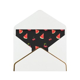 Mxllnbf Thank You Cards With Envelopes, Cherry ＆ Watermelon -Greeting Cards Birthday Cards Mothers Day Gifts Card, Thank You Notes Cards For Wedding, Business, Funeral, Graduation, All Occasions