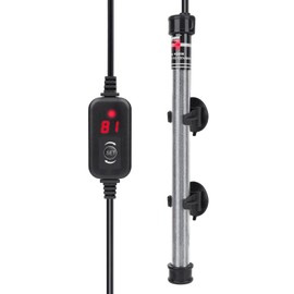 hygger Submersible Aquarium Heater, 100W 150W 200W 300W Adjustable Fish Tahk Heater with Temperature Controller, LED Display, Small Aquarium Betta Heater for up to 20/26/40/48 Gallons