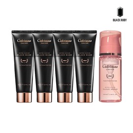 Calvisano Caviar Black Mask 80ml x4 + Cloud Serum 100ml / 칼비사노 캐비어 블랙 마스크 80ml x4 + 클라우드 세럼 100ml