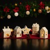 Relaxdays Ceramic Tea Light House, Light House for 1 Tea