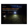 FENIX Light Black 77mm Portable EDC Flashlight CA18 LED Brightness