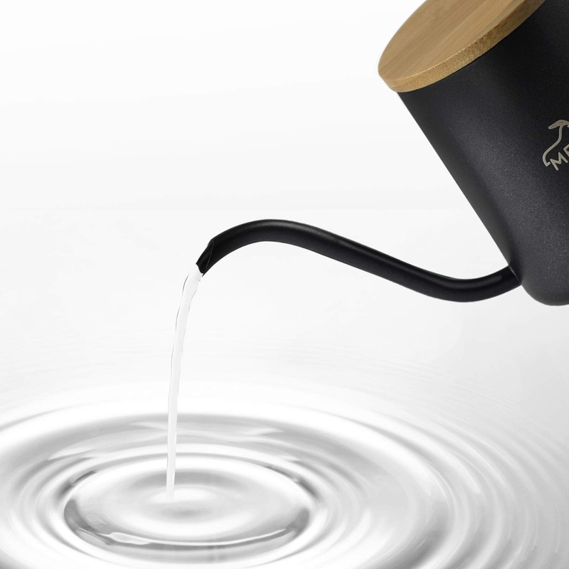 Mermoo Yilan Coffee Pot, Drip Coffee, Kettle with Lid, Drip