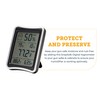 SnapSafe Digital Hygrometer, 75909 - Indoor Temperature and Humidity Monitor