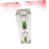 STOBAZA Creative Crystal Sandglass Timer for Green Sand Clock Decoration