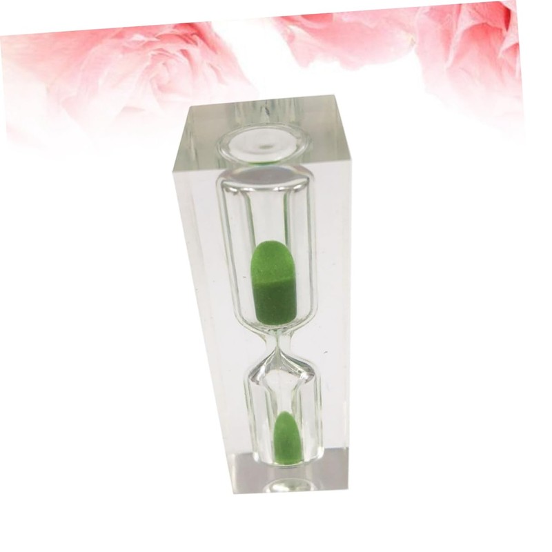 STOBAZA Creative Crystal Sandglass Timer for Green Sand Clock Decoration