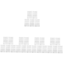 BESPORTBLE 25pcs Golf Scorecards Portable Coated Paper Recording Sheets for Accurate Score Tracking Outdoor Sports Activities