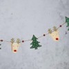Heaven Sends Wooden Reindeer and Christmas Tree Garland 1.2m| Festive