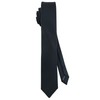 TigerTie - Slim Men's Designer Tie in Matte Black, Fine