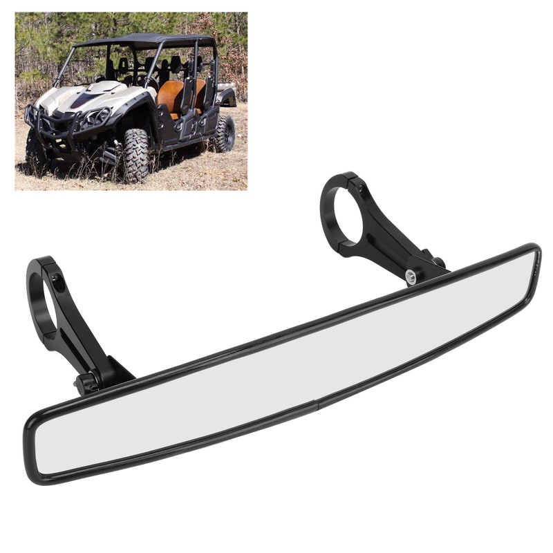 Rear View Race Mirror Convex Mirror with 1.75in‑2in Clamp Replacement