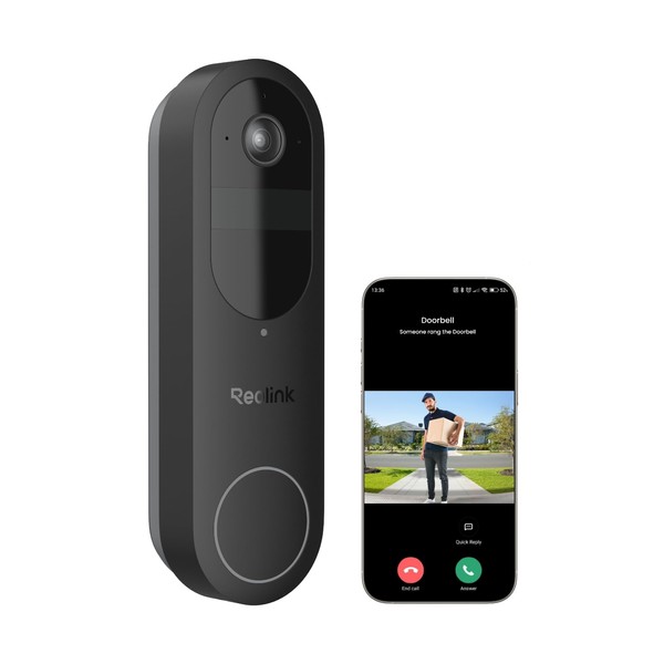 REOLINK REOLINK Wireless 2K Battery Video Doorbell Camera, 150x150 Head-to-Toe